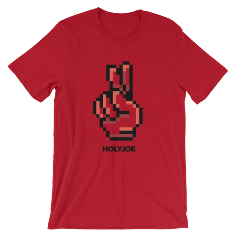 PIXELATED Fingers Crossed™ Men's / Unisex T-Shirt