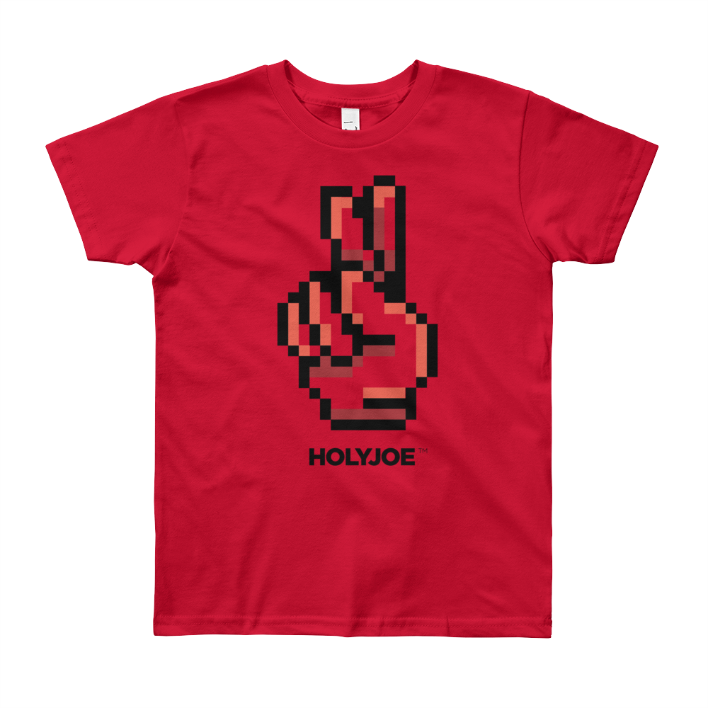 PIXELATED Fingers Crossed™ Youth T-Shirt