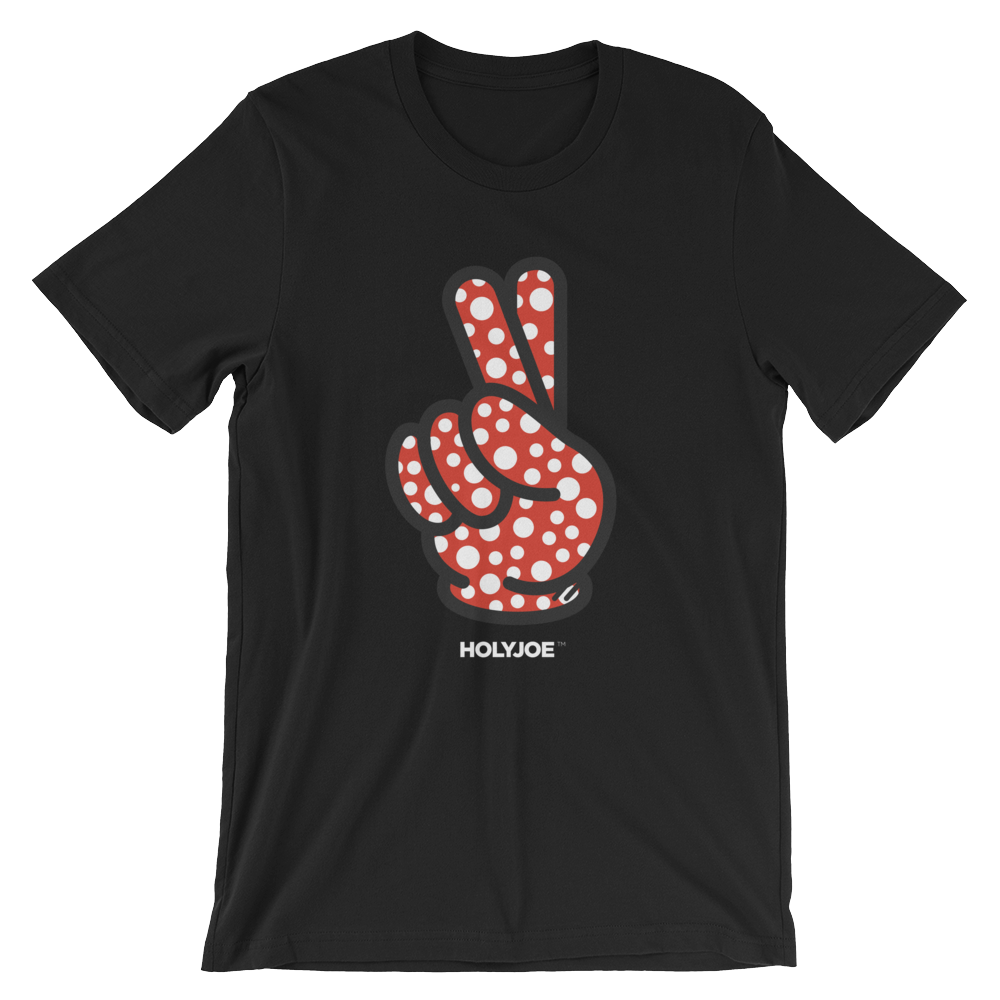 POLKA DOTS Fingers Crossed™ Men's / Unisex T-Shirt (black)