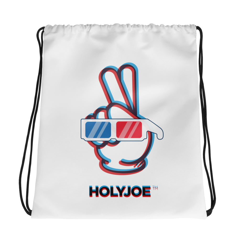 3D Fingers Crossed™ Drawstring Bag