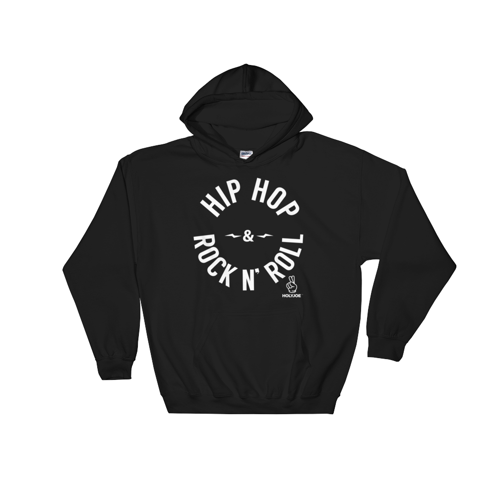 HIP HOP & ROCK N' ROLL Men's / Unisex Hooded Sweatshirt
