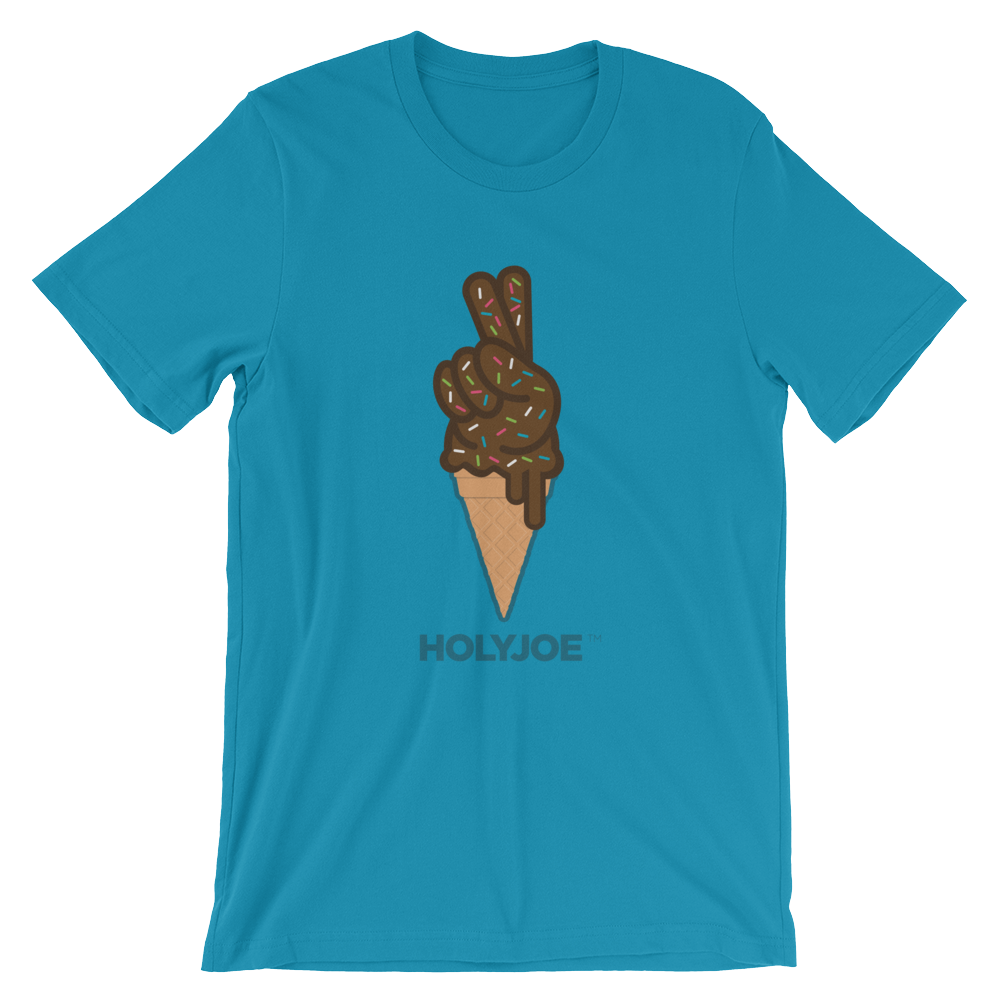 ICE CREAM CONE Fingers Crossed™ Men's / Unisex T-Shirt