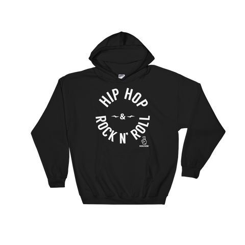 HIP HOP & ROCK N' ROLL Men's / Unisex Hooded Sweatshirt